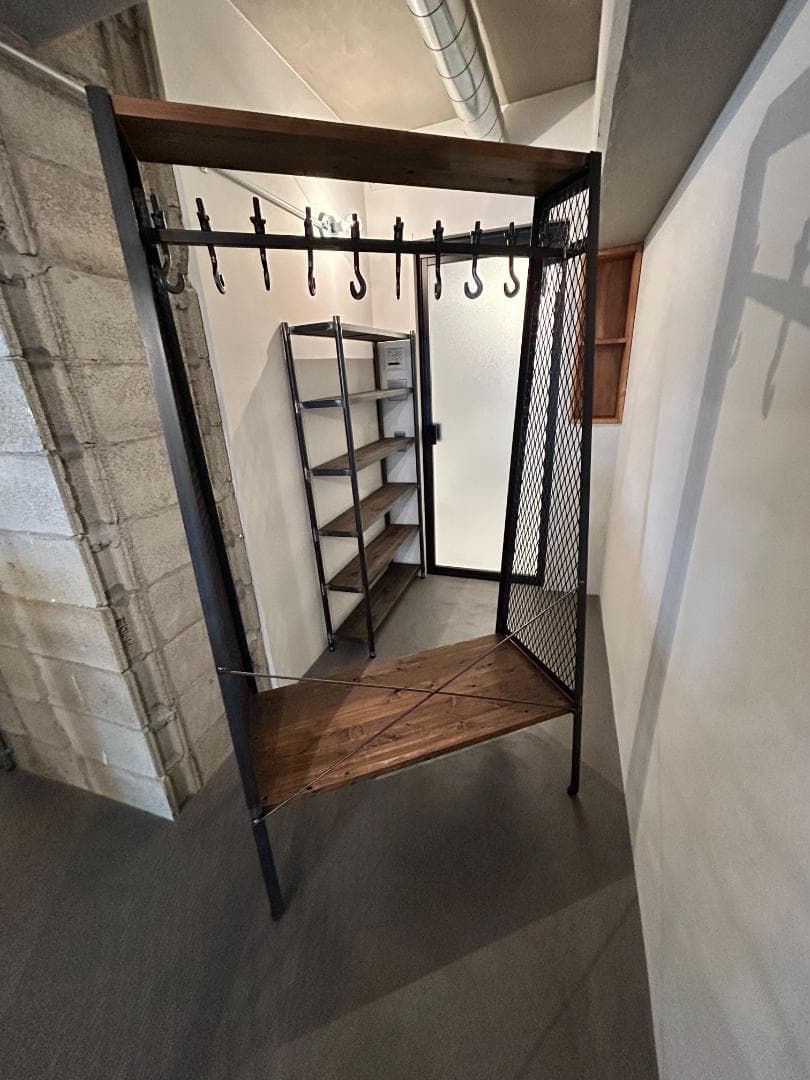 インダストリアルブランチ【ハンガーラック/デニムフック（展示品）】アイアン家具