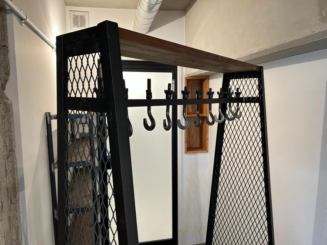 インダストリアルブランチ【ハンガーラック/デニムフック（展示品）】アイアン家具