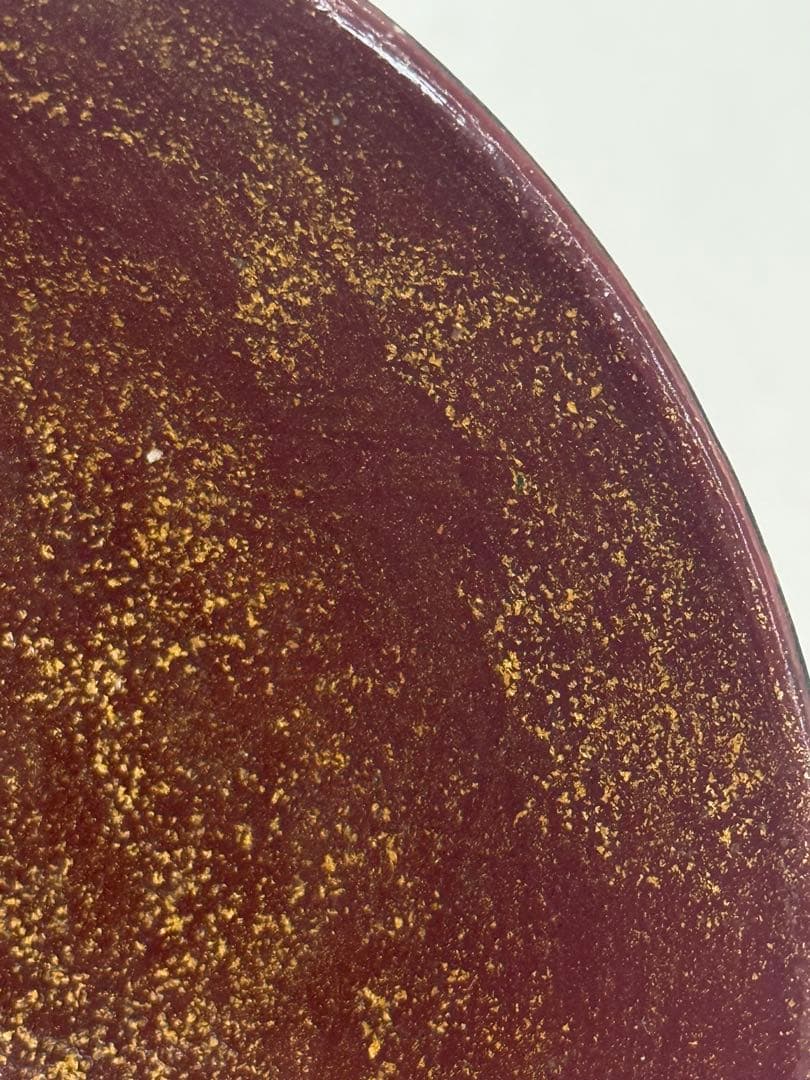 益子焼作家　坂田甚内作　黒陶深甚紋茶碗① 茶道具　送料込み250908