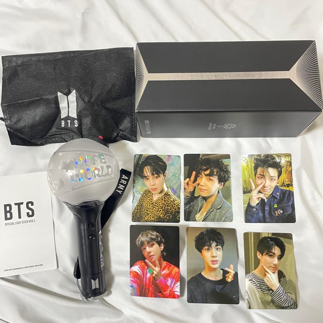 BTS ペンライト フォトカード付き