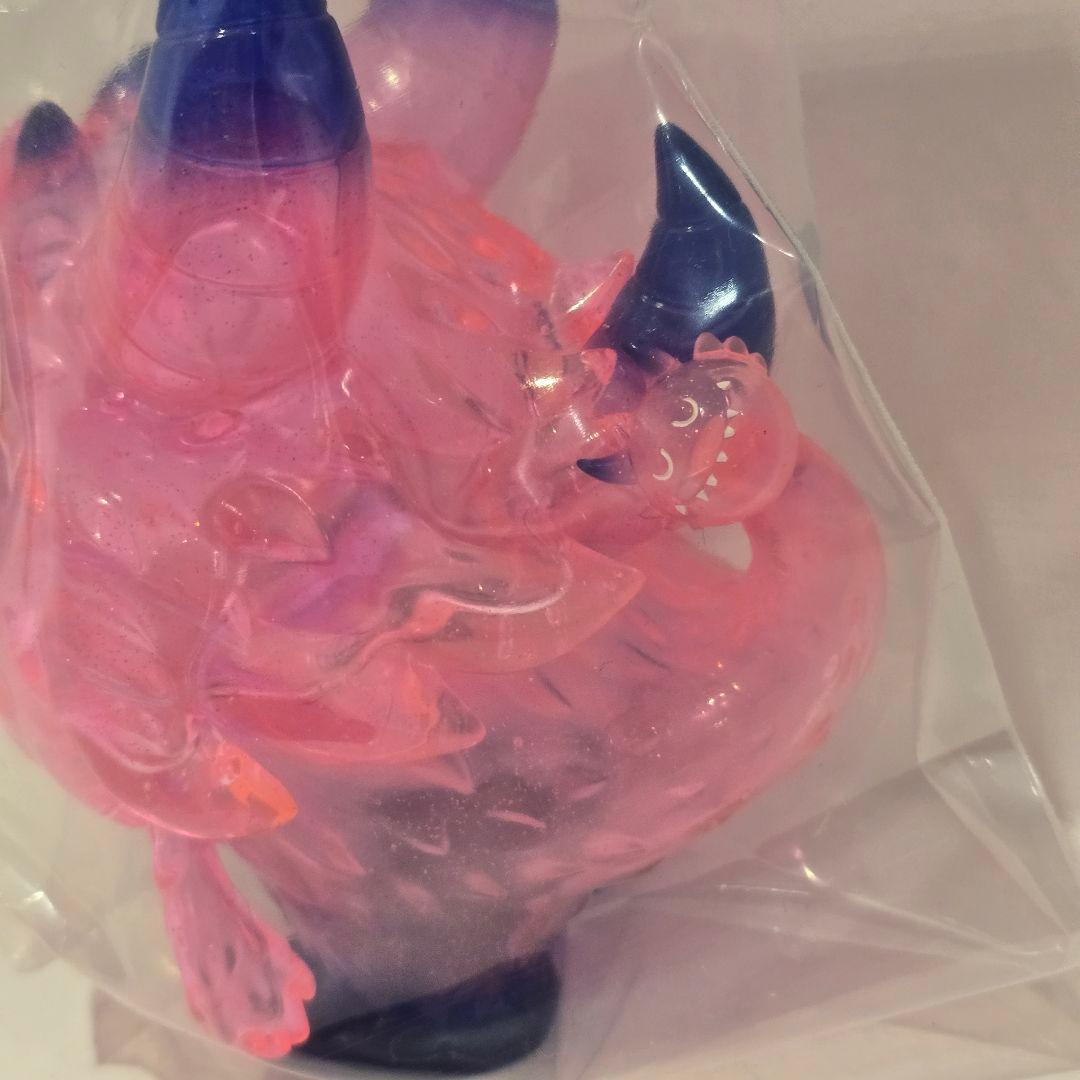 ランジアス レックス ピンク クリア ソフビフィギュア リトルハット T9G