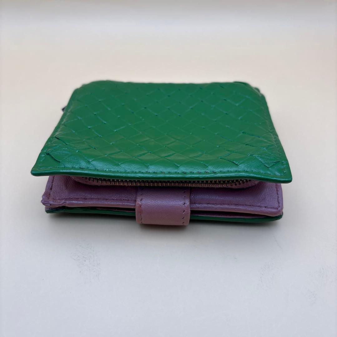 ◆正規品◆ボッティガヴェネタイントレチャート 二つ折りサイフとオマケキーケース付