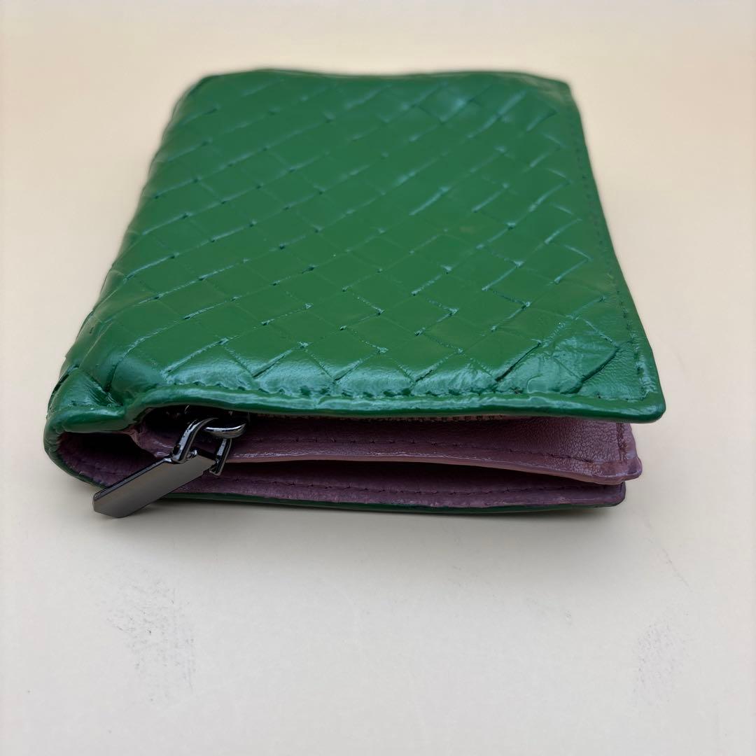 ◆正規品◆ボッティガヴェネタイントレチャート 二つ折りサイフとオマケキーケース付