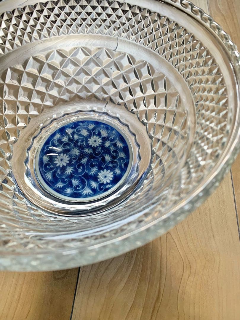 有田焼　龍峰窯　ガラスコンポート 民藝　民芸　工芸品