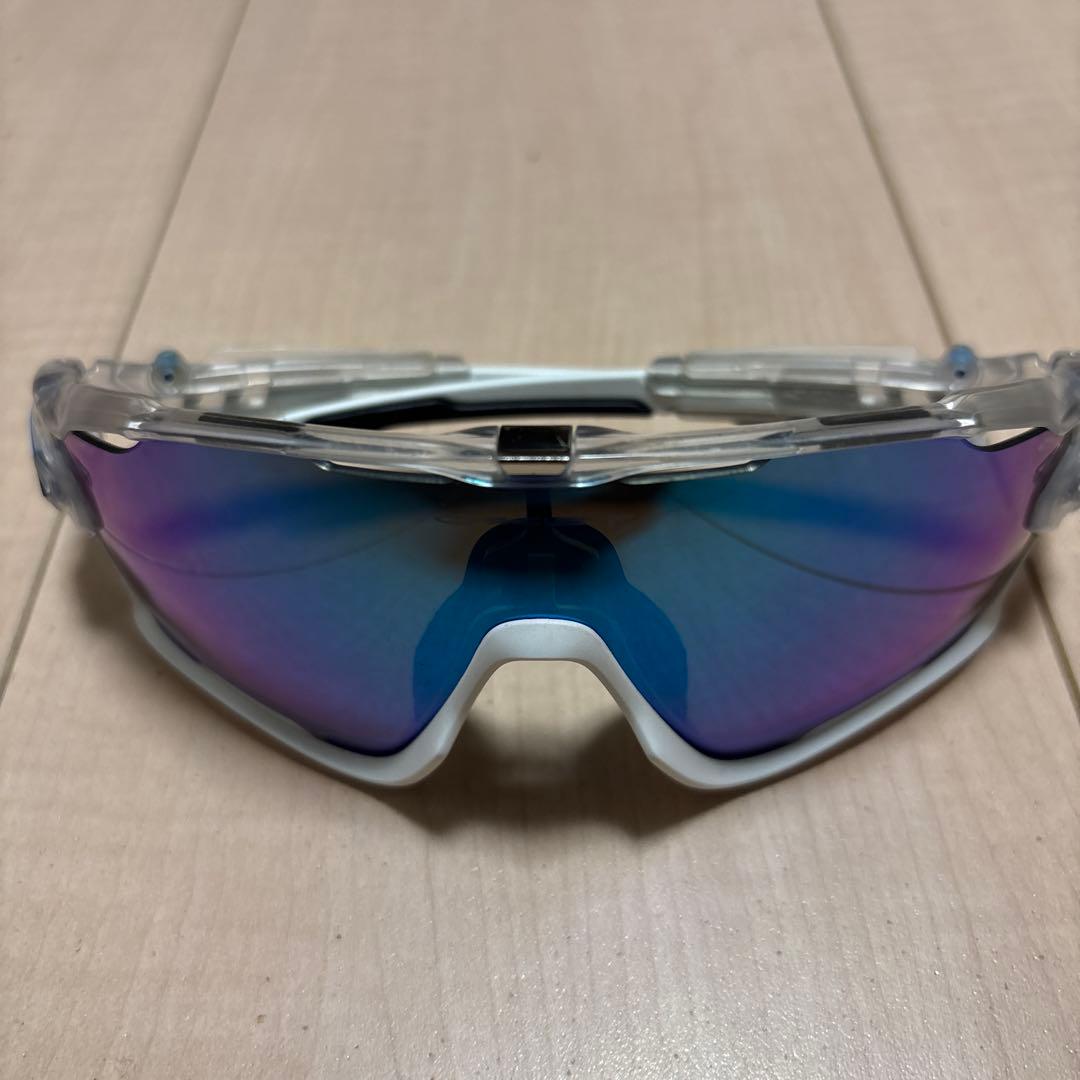 Oakley サングラス 紫レンズ クリアフレーム