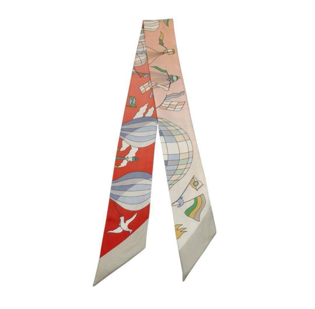 新品未使用　タグ付き　エルメス　ツィリー　大空の狂気　箱付き