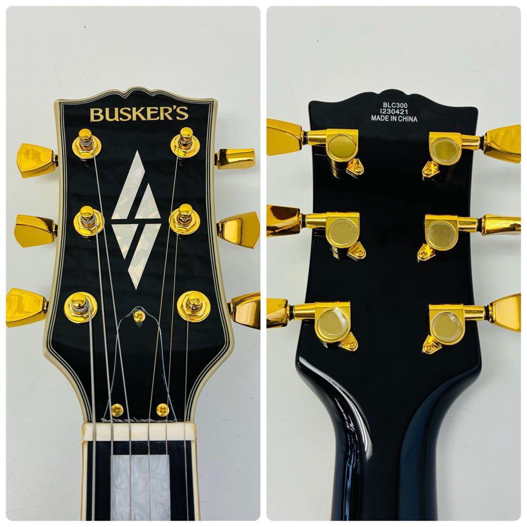 【美品】BUSKER'S BLC30 レスポールカスタムタイプ ブラック