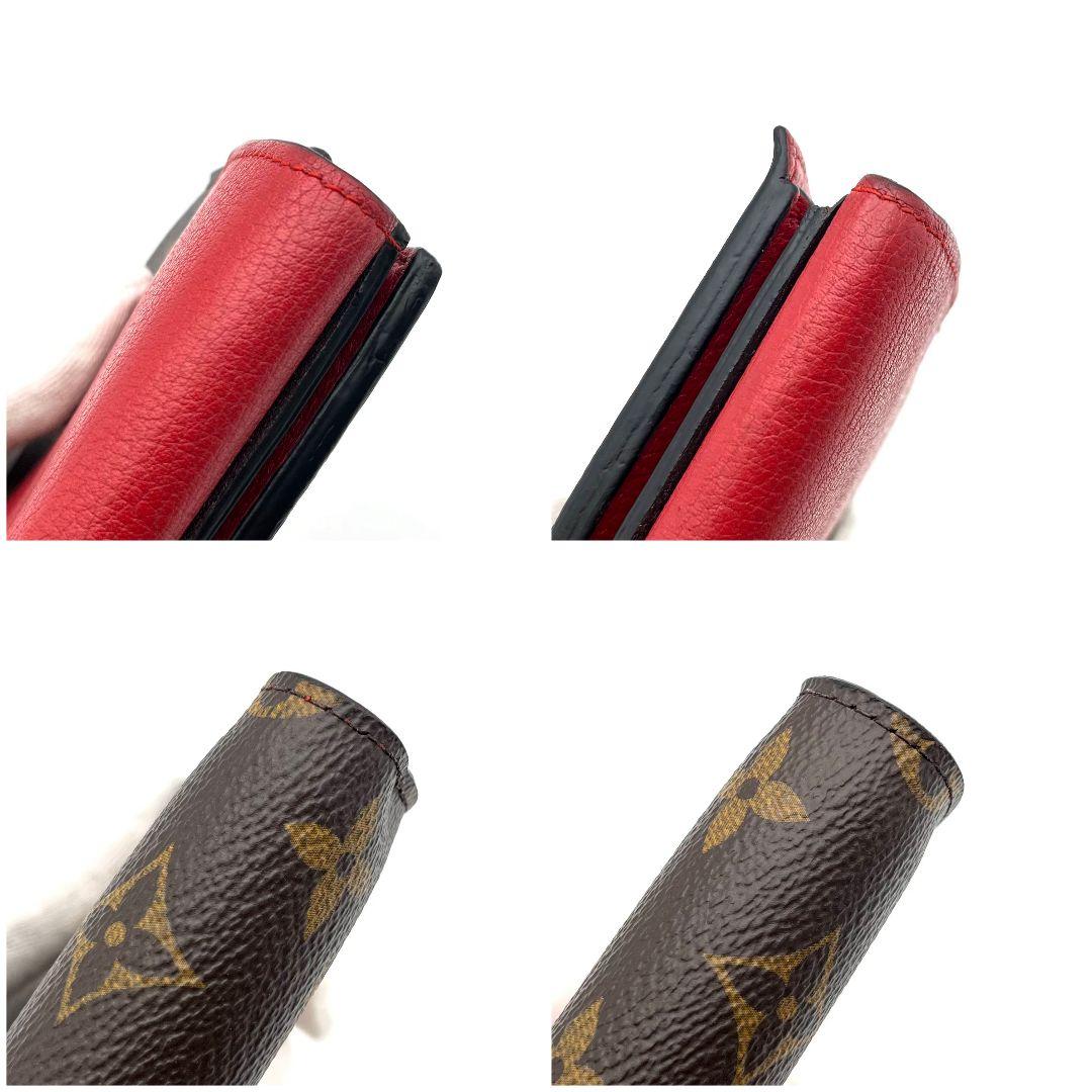 極上美品✨ルイヴィトン ポルトフォイユ パラス コンパクト スリーズ赤 折り財布