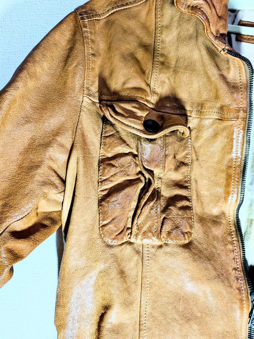 FAKTOR　ファクター レザージャケット イタリア製　本革製　Mサイズ