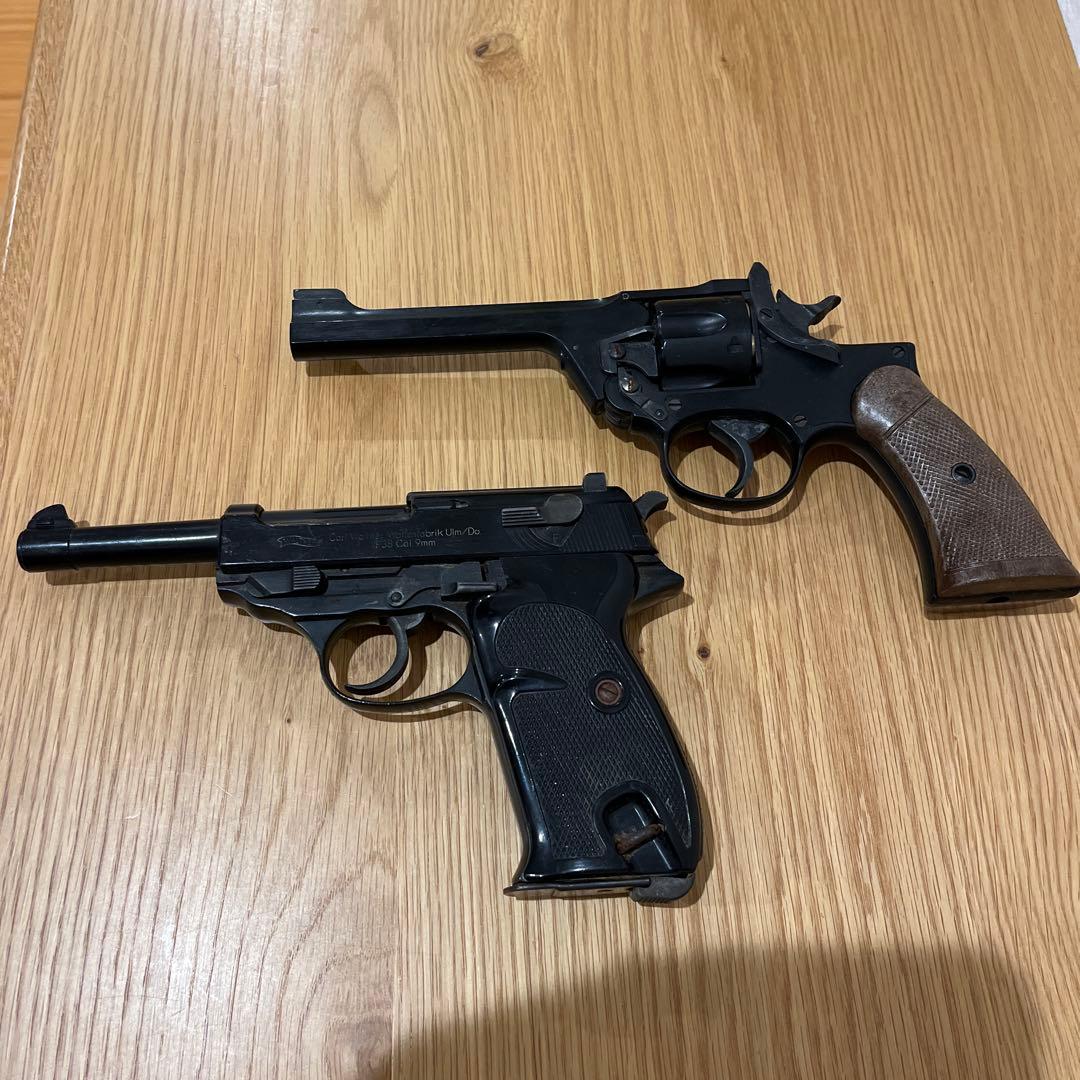 トイガン　マルシン　ワルサーP38 リボルバー　樹脂製