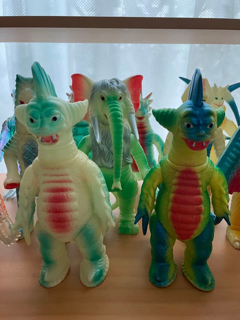 ブルマァク　特撮　キングワンダー　2体　蓄光　ソフビ