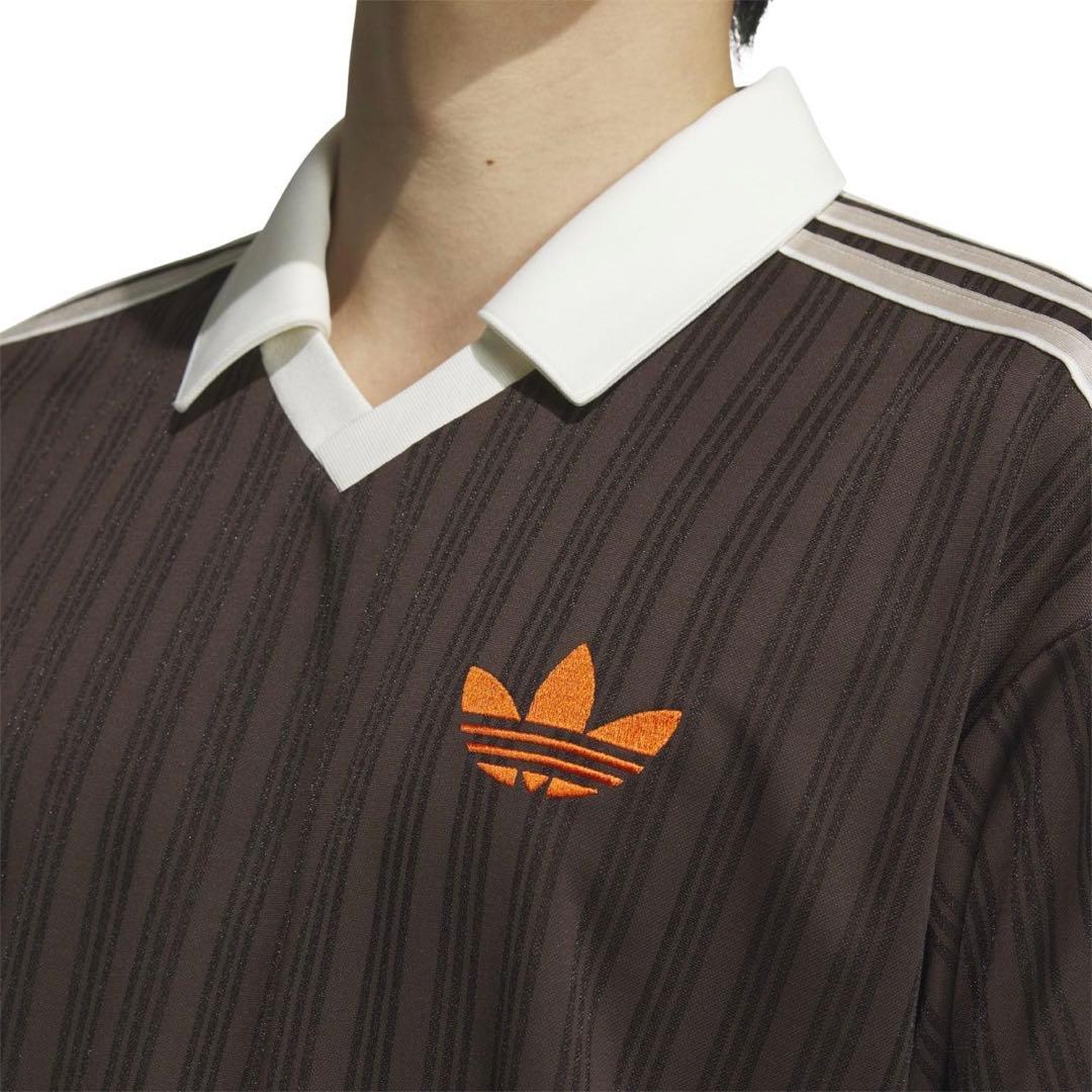 新品M⭐️adidas フットボールジャージ ABCマート限定 Tシャツ ブラウン
