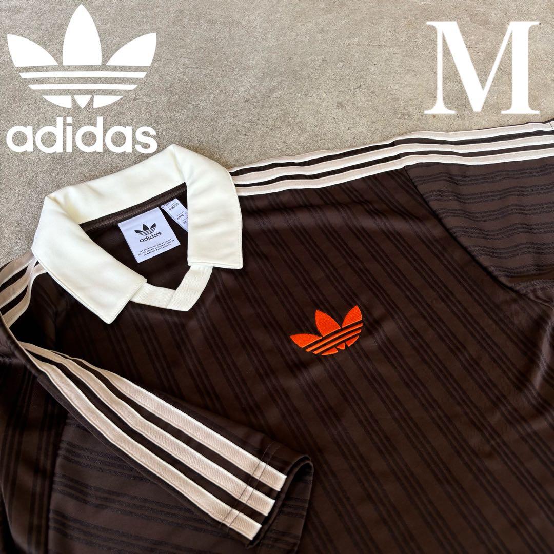新品M⭐️adidas フットボールジャージ ABCマート限定 Tシャツ ブラウン