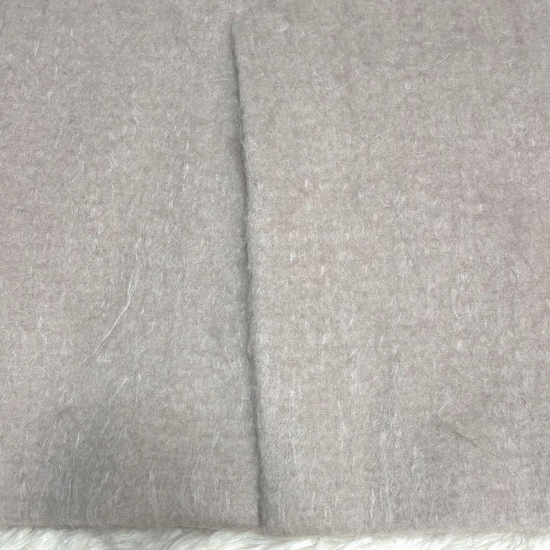 美品　SLOBE IENA シャギージャケットコート F モヘヤ ベージュ