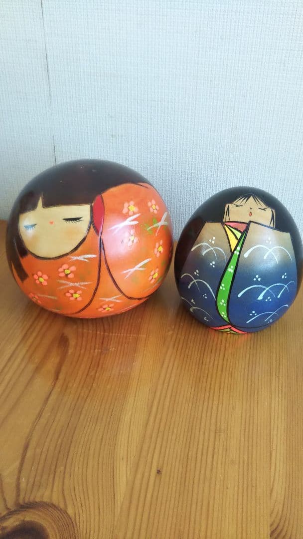 創作こけし 二個