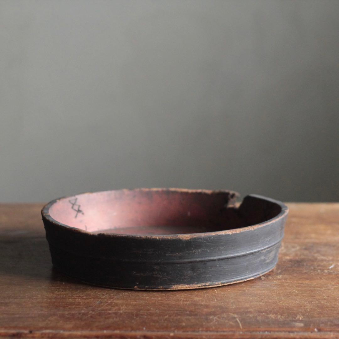 枯れ桶 究極の貧数寄 古道具 アンティーク オブジェ 桶