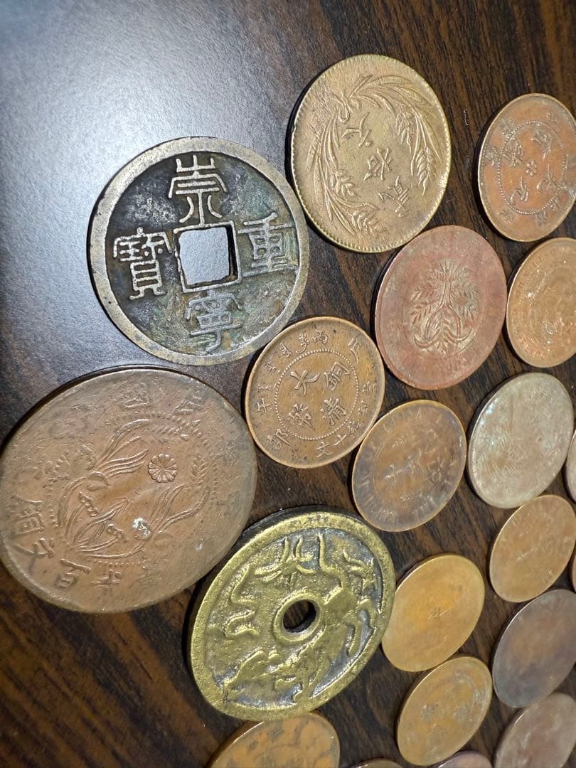古銭 絵銭 中華民国銅幣 中国絵銭 等 21枚 まとめ売り アンティーク 古玩