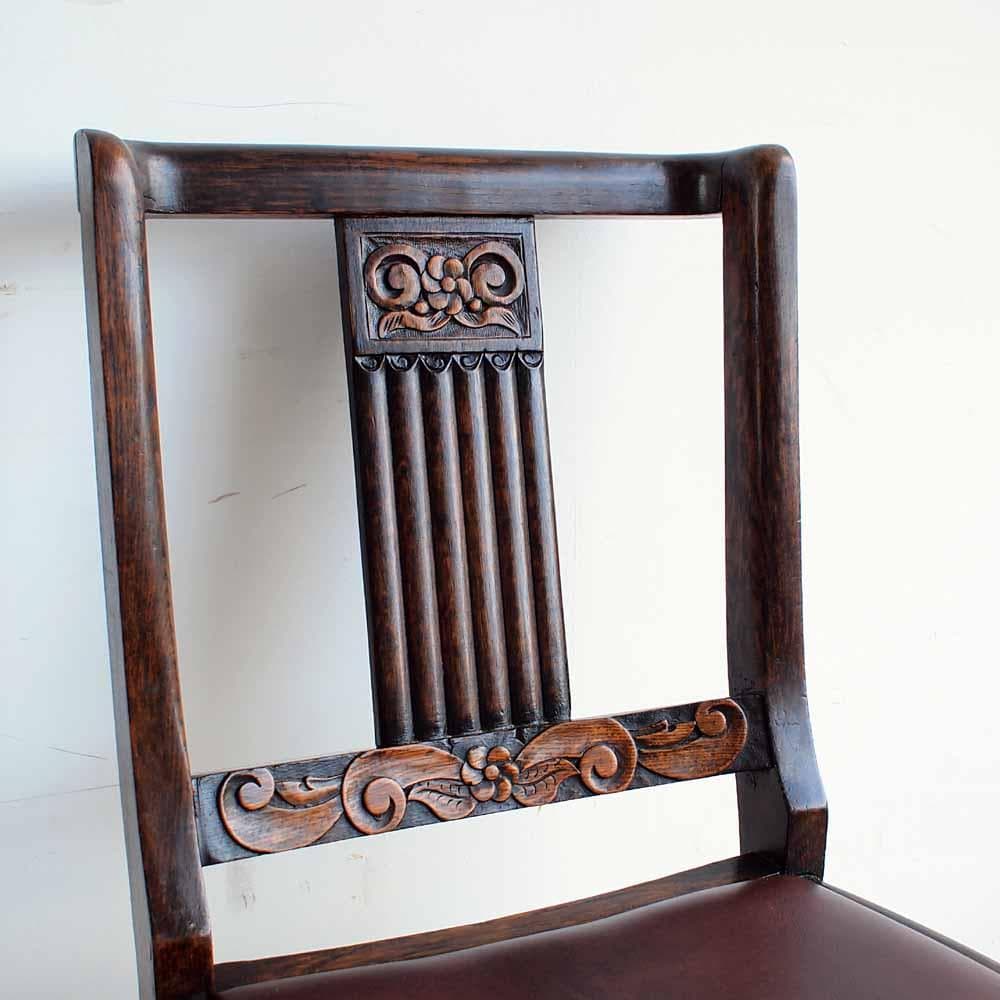 ミッキー様 バルボスレッグ オーク材 チェア C ZR24226