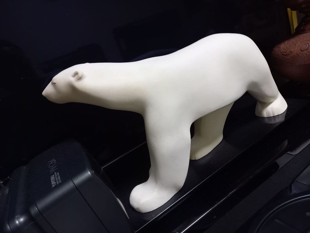 フランソワ　ポンポン　ルーブル美術館　ムラージュ工房　大型　シロクマ　オブジェ