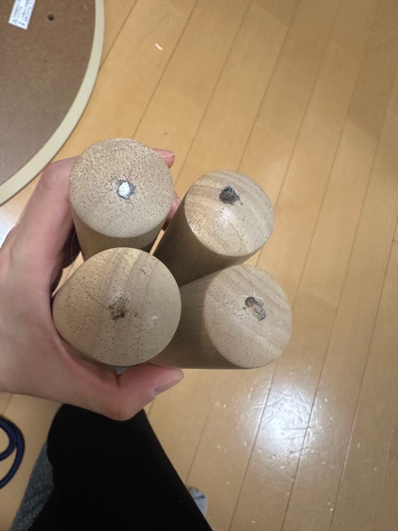 円形こたつ 70cm ナチュラル　ホームコーディ　イオン