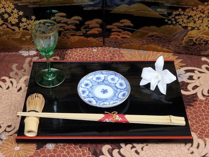 古伊万里　染付　撫子の図　豆皿　江戸期　E093AS-fbkv