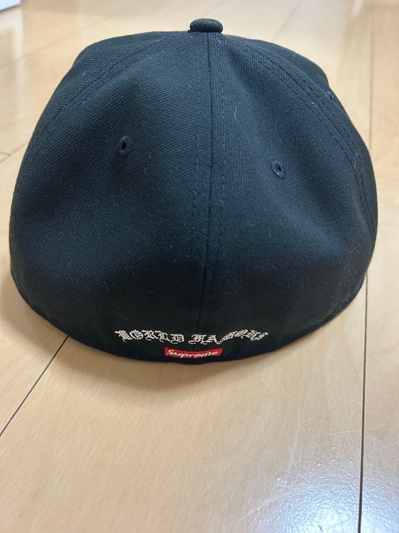 Supreme Sロゴ　ブラック　7 1/2