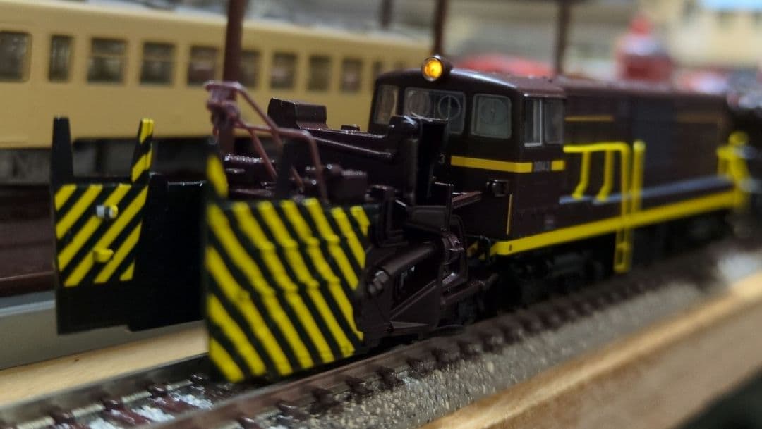鉄道模型 国鉄DD14 3 茶色 除雪機関車