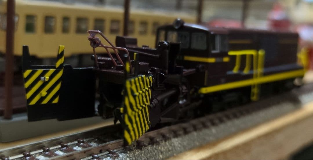 鉄道模型 国鉄DD14 3 茶色 除雪機関車