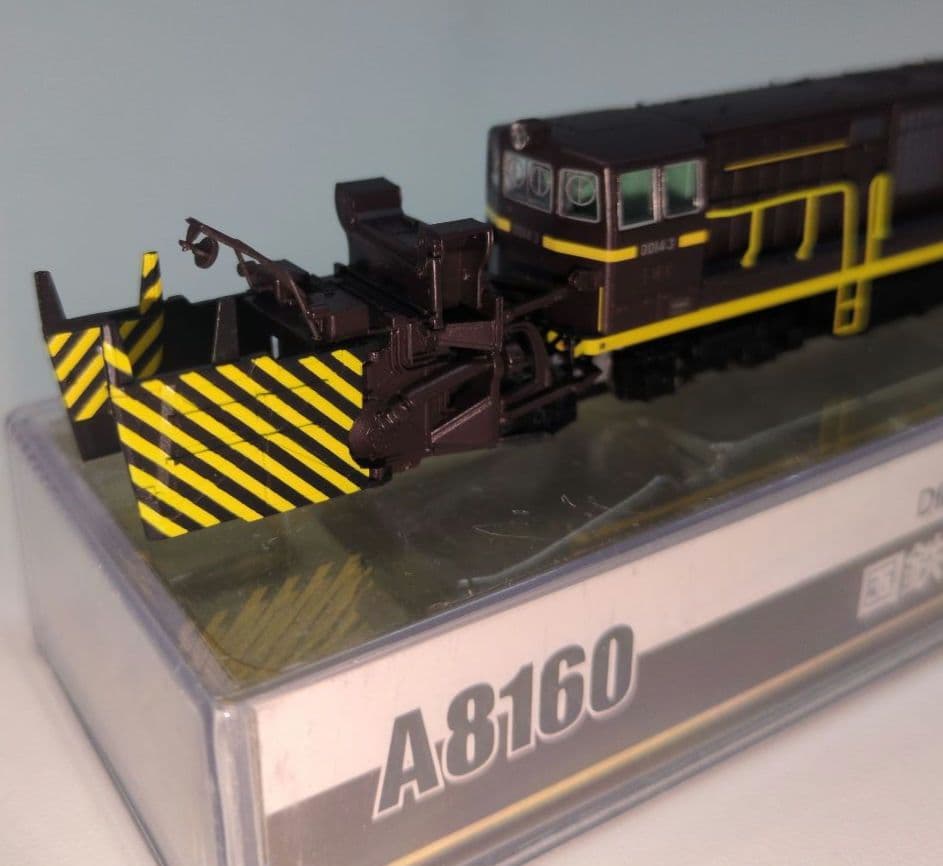 鉄道模型 国鉄DD14 3 茶色 除雪機関車