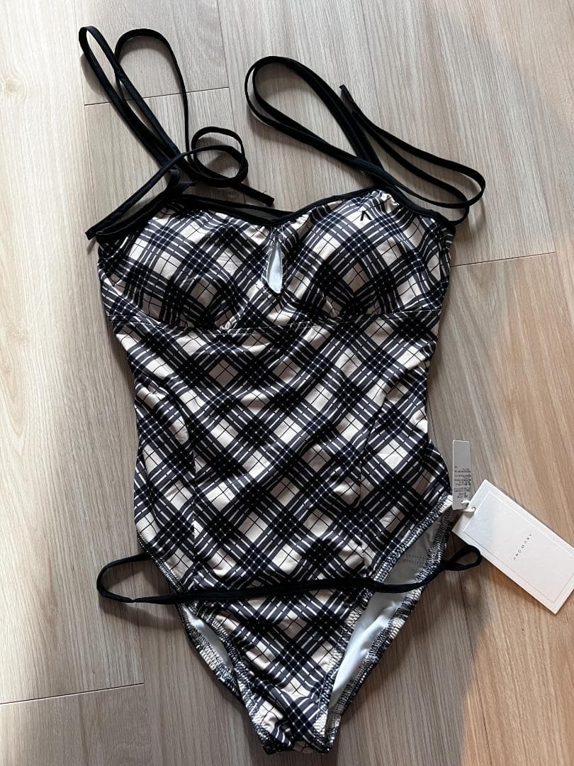 【新品】Nadia check swimsuit　♡　andmary