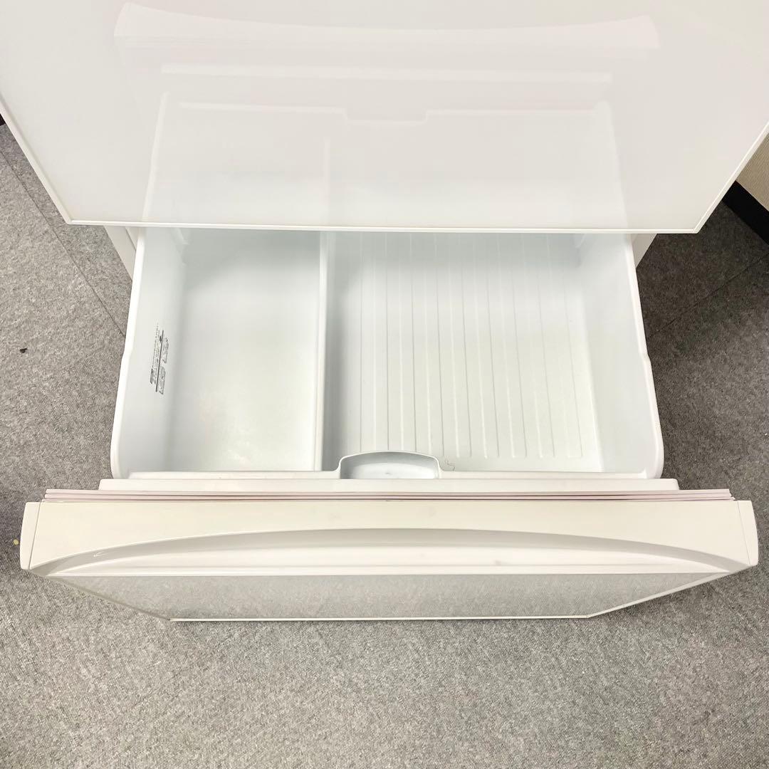 20年製 東芝 363L 3ドア 冷蔵庫 GR-S36SXV(EW)