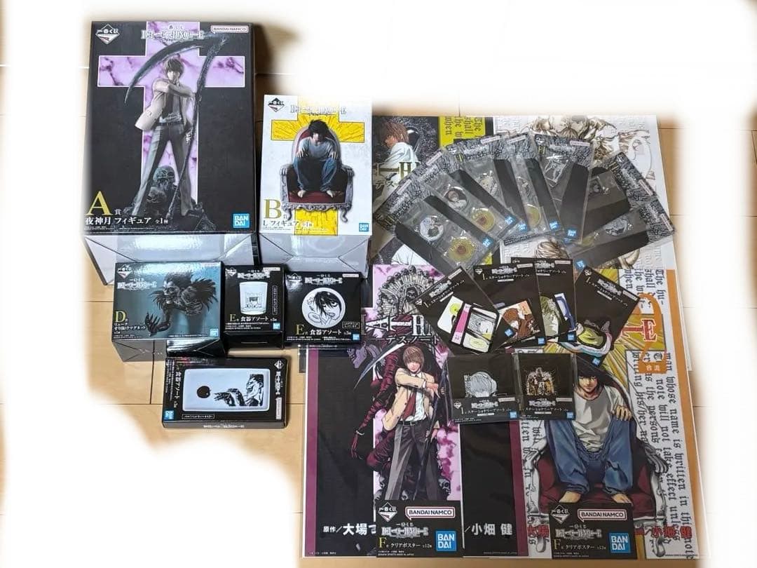 DEATH NOTE 1番くじ　デスノート　セミコンプリートセット
