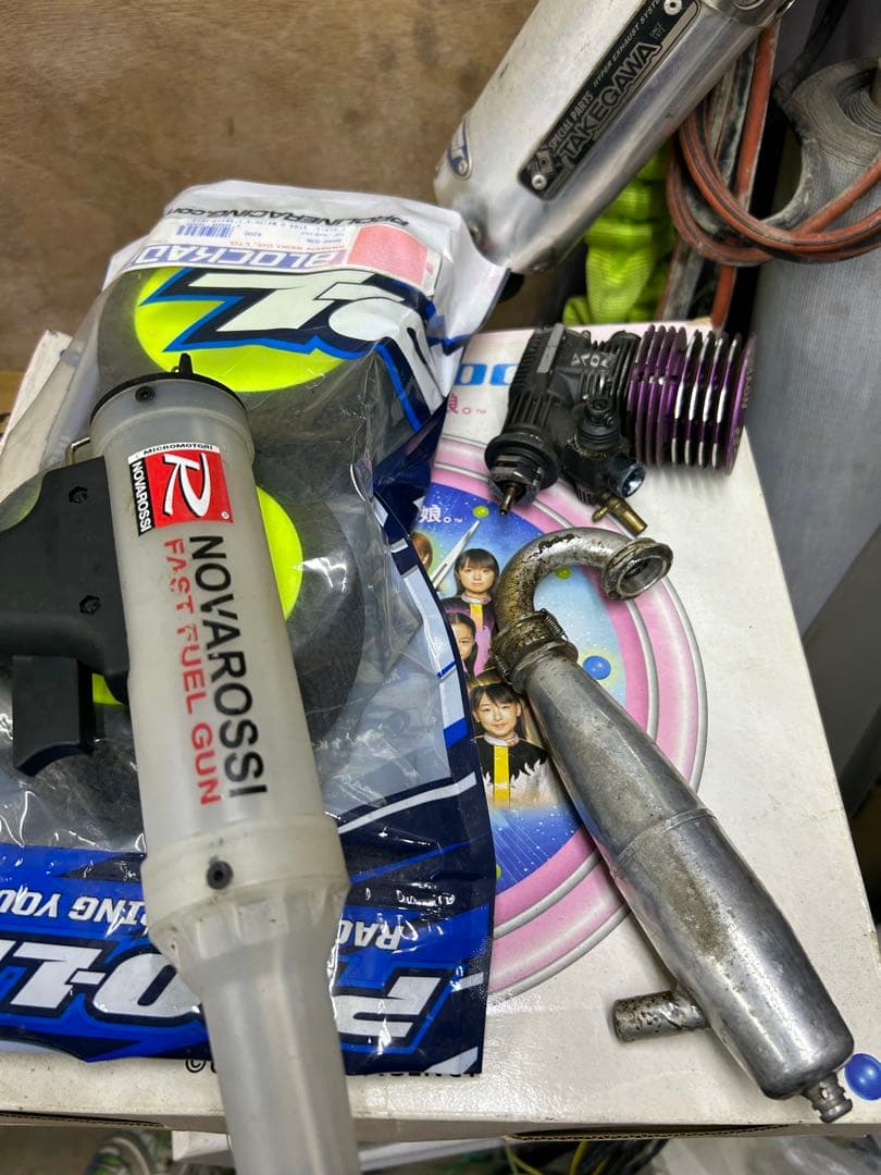 ラジコン　エンジン　マフラー　スターター