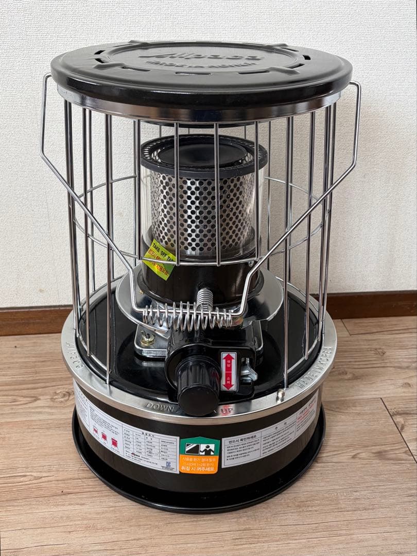 【未使用品】アルパカ ストーブ TS-77A ブラック 韓国製 入手困難