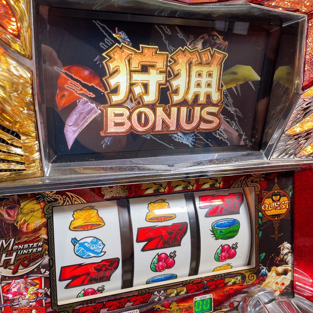 【ご自宅まで送料込み】 パチスロ 初代モンスターハンター 不要機付