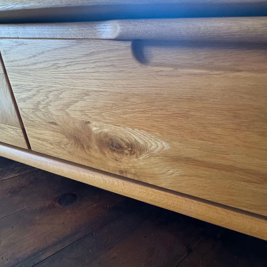 天然木目が美しい！大塚家具 起立￼木工 ドリフトオーク　テレビボード 165
