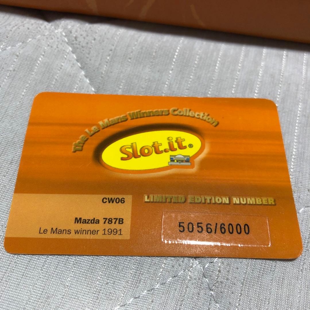 スロットイット CW06 マツダ787B ルマン優勝車 スロットカー 超レア物
