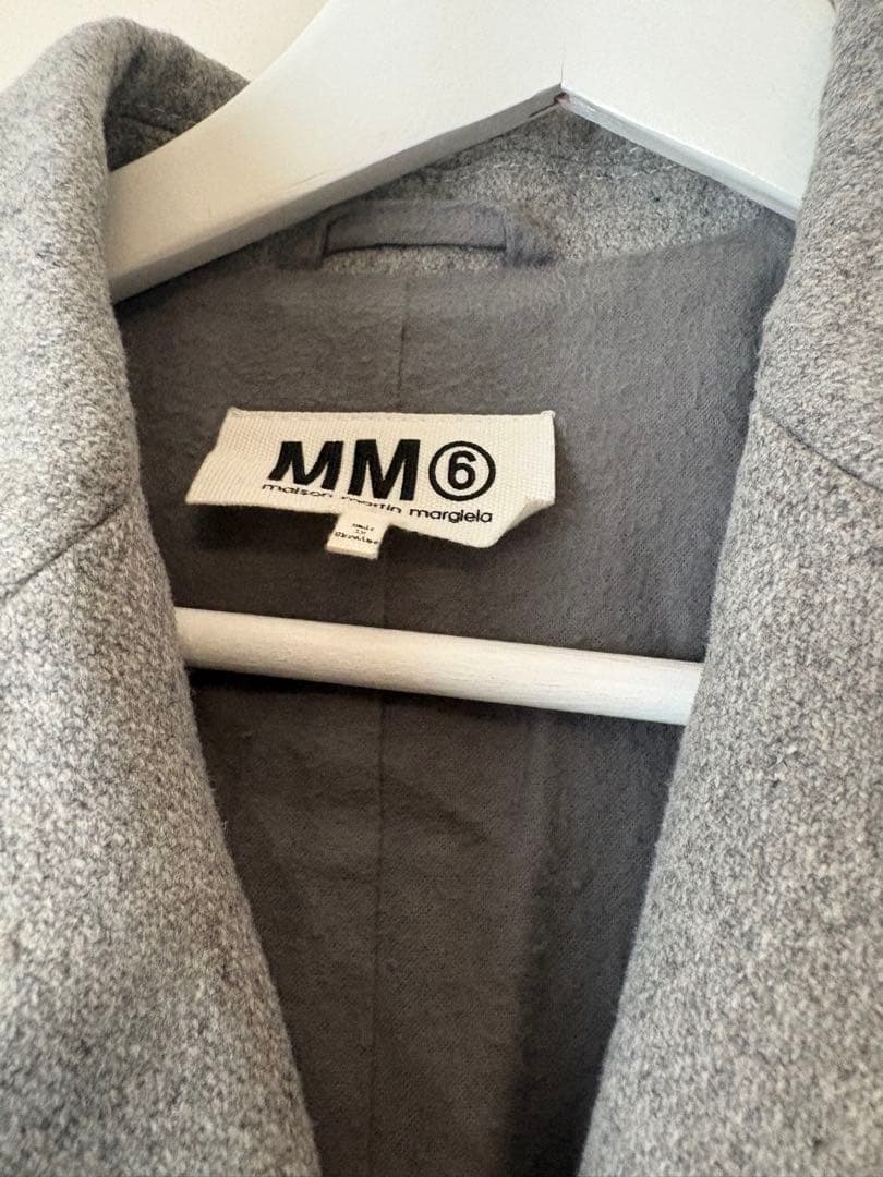 MM6 Maison Margiela グレー チェスターコート