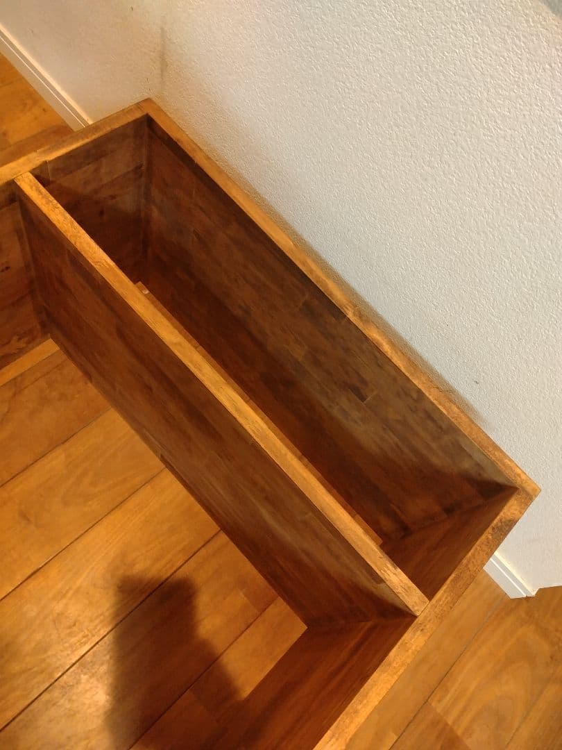 木製　ハンドメイド　オーダー　コの字　シェルフ　水槽台　テレビ台　アクアラック