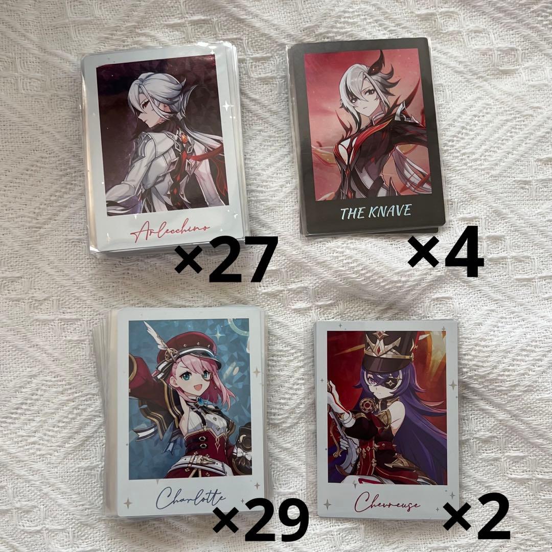 原神 召使 アルレッキーノ シャルロット シュヴルース fesチェキ