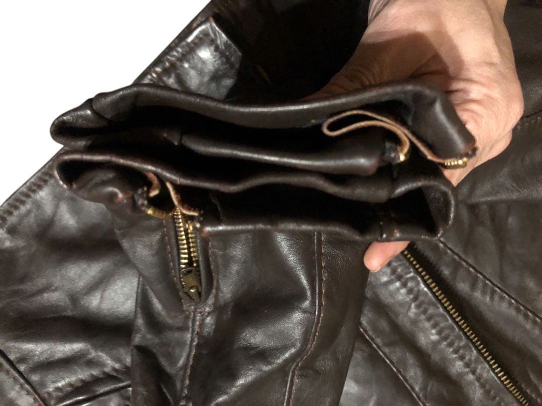 黒タグ　VANSON ライダース　70s後期〜80s初期　vintage