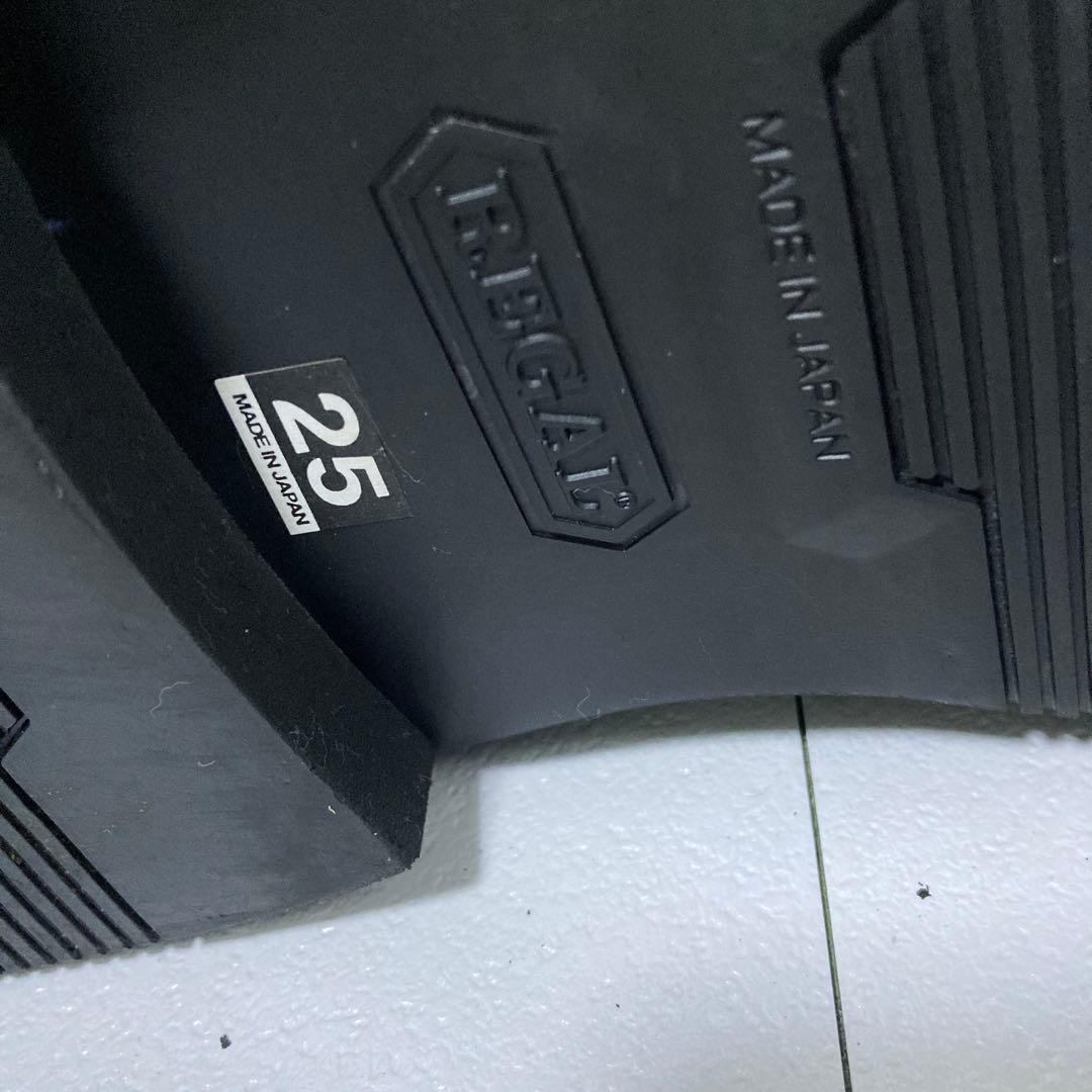 極美品 REGAL リーガル ビジネスシューズ JU13 本革 ブラック 25