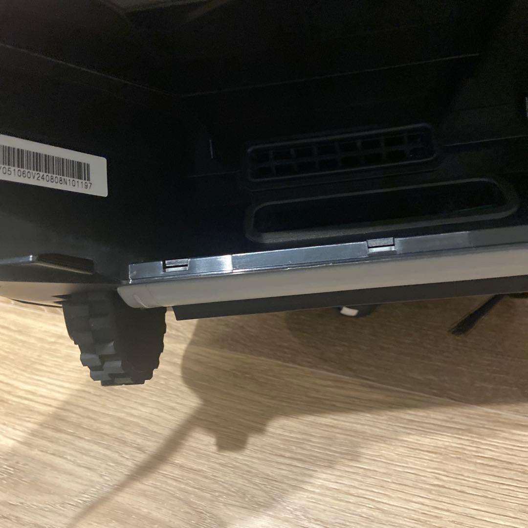 ロボット掃除機本体 黒 自動充電ドック付き