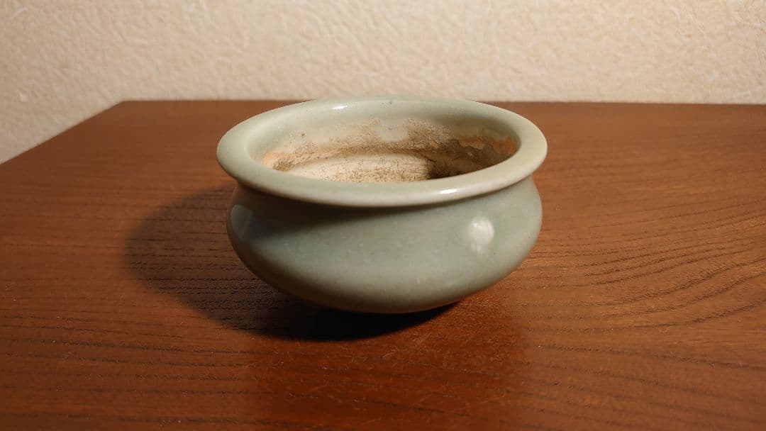 李朝　青磁　香炉　アンティーク青磁　諏訪蘇山　蘇山　１客