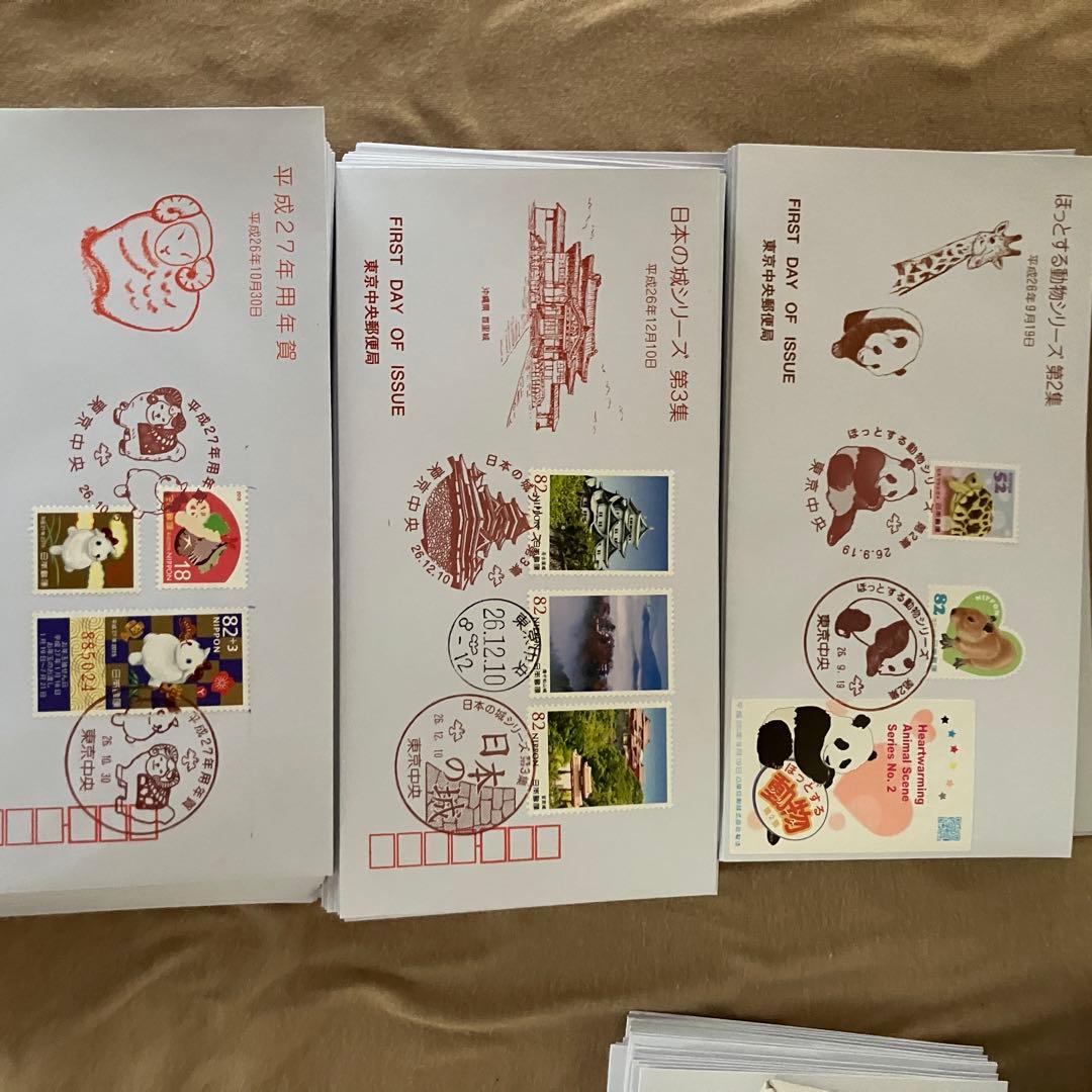 初日カバー 平成25年1月〜平成27年2月 320枚 満月印