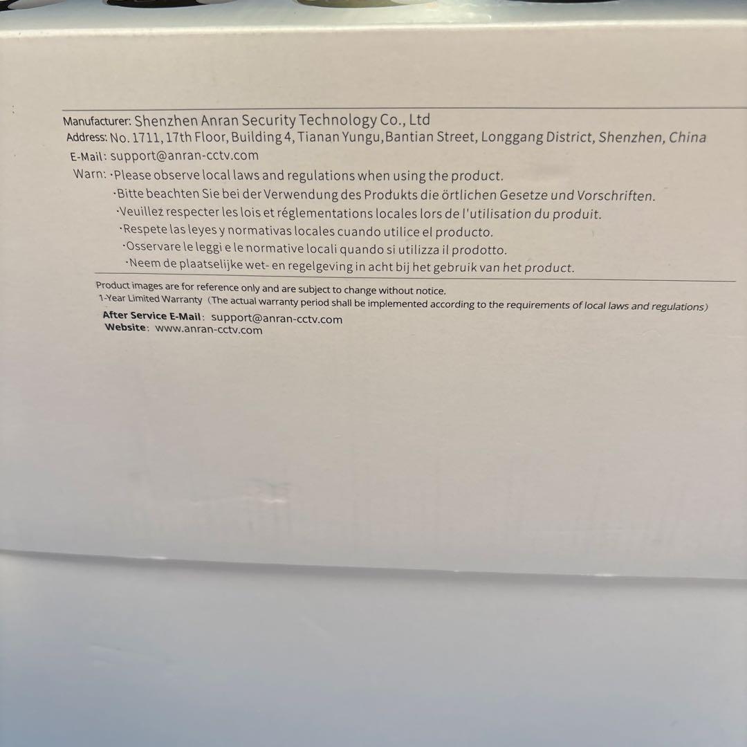 【新品】4台！ANRAN ホームセキュリティシステム HDカメラキット