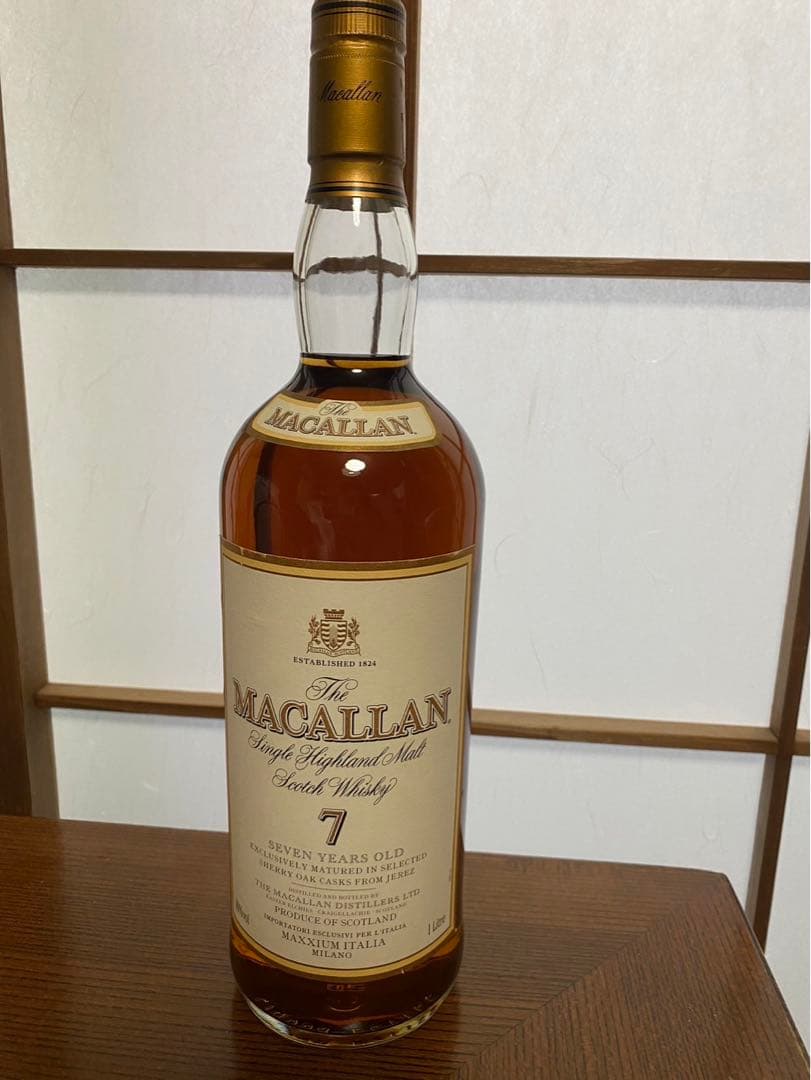 希少マッカラン7年未開封　箱無し