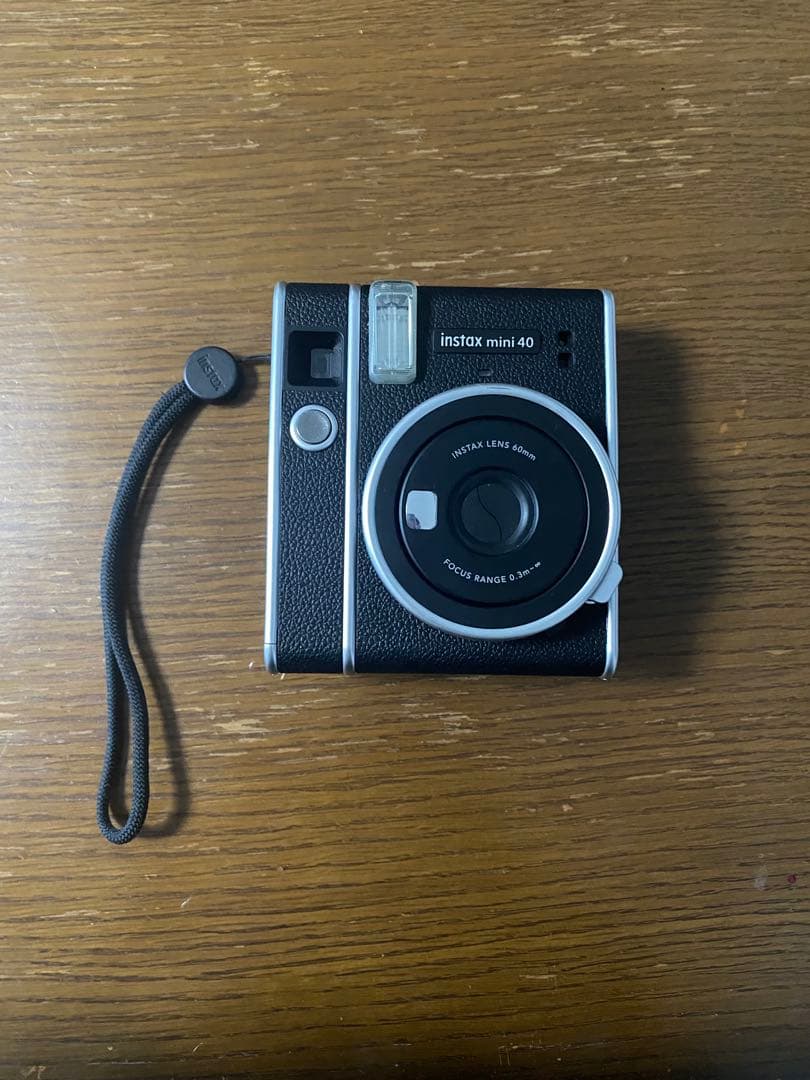 instax mini 40 ブラック コンパクトカメラ