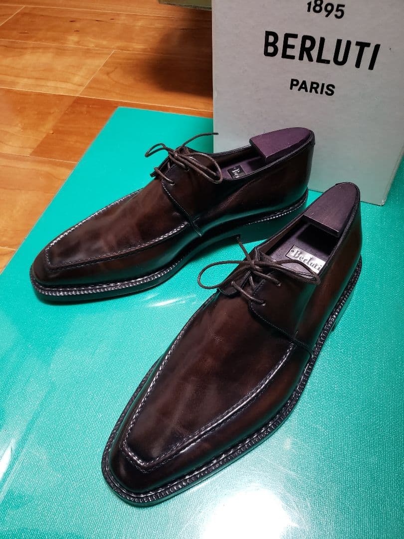 【希少・美品】Berluti ベルルッティ ノルベジェーゼ ダークブラウン　8