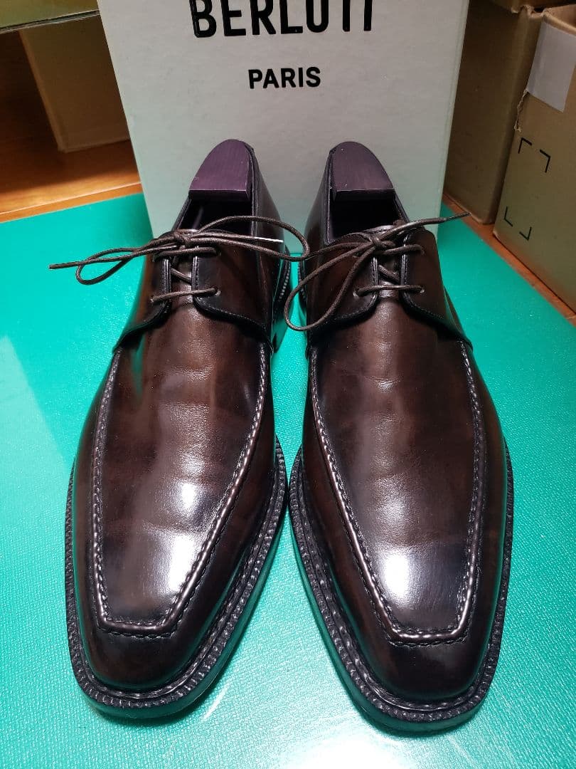 【希少・美品】Berluti ベルルッティ ノルベジェーゼ ダークブラウン　8